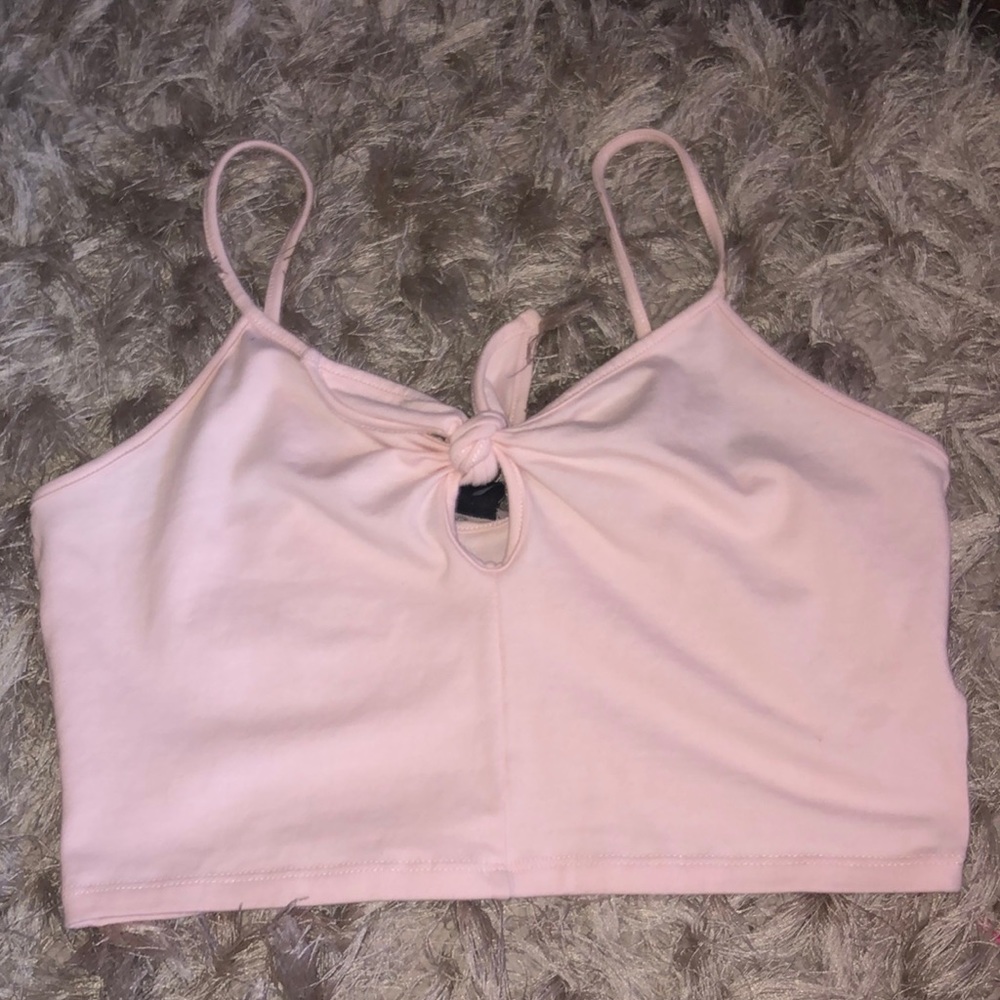 Spaghetti strap crop top